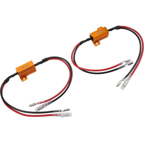 2 résistances LED 25W 8Ω, petites, portables, efficaces, décodage, ultra-haute fréquence, faciles à utiliser. (1/5)