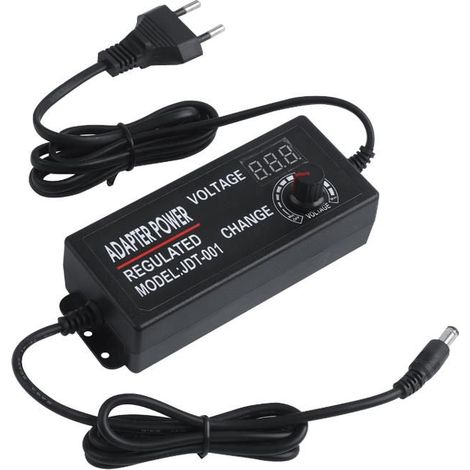 Adaptateur CA/CC réglable  DC3-24V - 3A - 3-24V réglable - 15-72W (1/4)