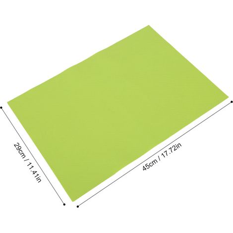 Set mit 4 Kühlschrankmatten, 29 x 45 cm, rutschfest, fleckenabweisend, schimmelresistent, feuchtigkeitsabsorbierend, Regalschoner (1/5)