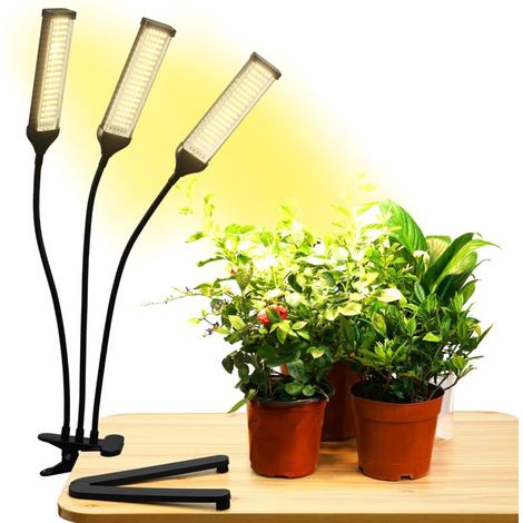 Lampes pour plantes d'intérieur, lampes de croissance d'intérieur à spectre complet avec minuterie (1/4)