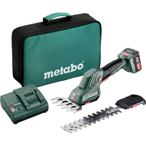 Heckenschere und Rasenschere 12 V (1x2,0 Ah) PowerMaxx SGS 12 Q im Koffer – METABO 601608500 (1/10)