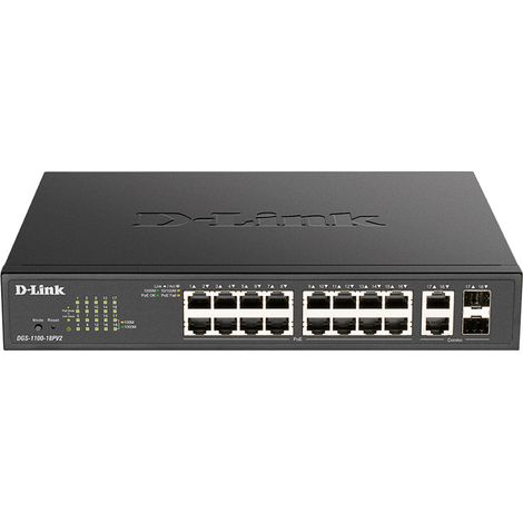 D-Link DGS-1100-18PV2 Switch réseau RJ45/SFP (1/3)