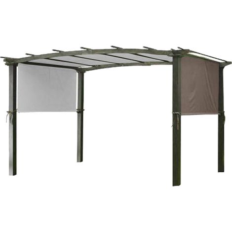 Toile d'ombrage imperméable en tissu Oxford pour mobilier d'extérieur, protection UV, idéale pour terrasse, jardin ou café. (1/5)