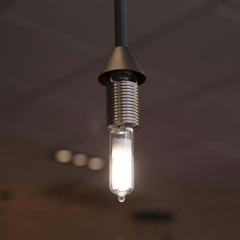 Ampoule tube LED G9 en verre transparent (1/3)