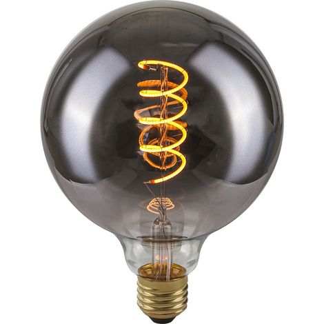 Ampoule LED E27 4W 2200K Edison fumée noir Italux G125 (1/2)