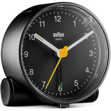 Braun BC 01 B despertador analógico negro diseño clásico (1/4)