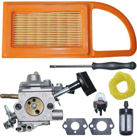 Pour Stihl BR500 42821200606 Kit d'outils de réglage de filtre à air de carburateur, Carburateur, Filtre à air, Tournevis de réglage du carburateur, Filtre à carburant, Ligne de carburant, Bougie d'al (1/5)