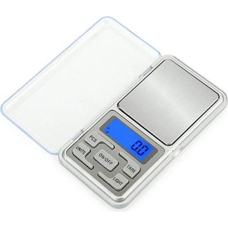 Hochpräzise Digitalwaage, Schmuckwaage, Präzisionswaage, geeignet für Küche, Schmuckherstellung, Café, LCD-Bildschirm mit Hintergrundbeleuchtung, 500 g / 0,1 g (1/5)