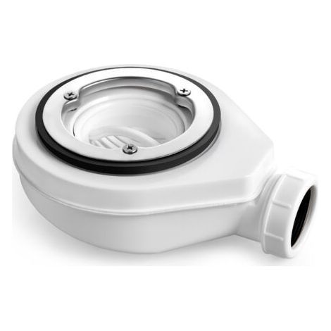 Siphon douche à l'italienne Drain de 40 litres/min Matériau polypropylène Tamis à cheveux amovible pour nettoyage facile (1/5)