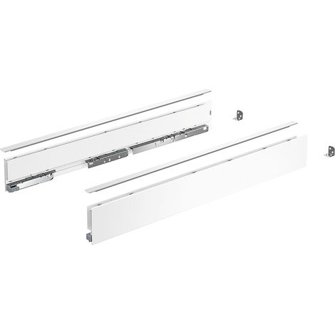 Hettich AvanTech You Schubkasten Set Schubkasten Set Höhe 77 - Schubkastensystem Nennlänge 450mm, Stahl weiß (1/5)