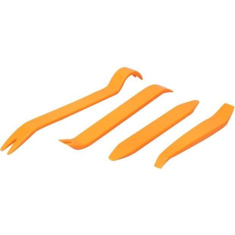 Tera Kit d\'outils de démontage universel/outil garniture pour autoradio Audio Garniture Intérieure pour voiture (4 pcs) (1/3)