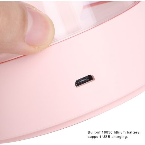 Mini lampe de chevet LED mignonne et intelligente, rechargeable par USB, avec veilleuse musicale pour la décoration intérieure (DC 5V). (1/5)
