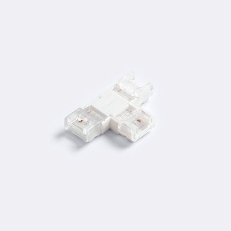 Conector Hipopótamo "T" para Tira LED Monocolor 12-24V DC Ancho 8 mm 8 mm (1/3)