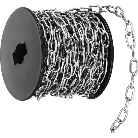 Chaîne de Levage 5 Mètres en Acier Inoxydable Surface Polie Résistante la Chaleur Froid , pour Jardin et Atelier (1/5)