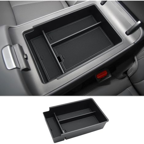 Boîte de rangement - 1 unité - Plastique ABS - Organiseur d'accoudoir - Compatible Xpeng G6 2023-2025 - Noir (1/5)