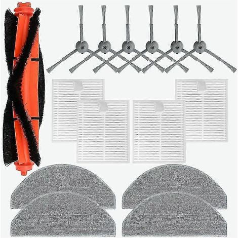 Ersatzteile für den Honiture V8 Pro Saugroboter: Hauptseitenbürste, HEPA-Filter und Reinigungstuch (1/5)