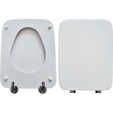 Copriwater Gravena Gaya Compatibile in Poliestere bianco