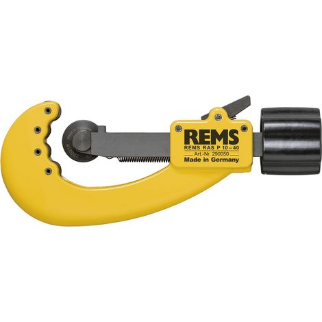 Rems Rohrschneider RAS P - Rohrabschneider für Rohre zwischen 10-40mm - U-Form Rohrtrenner, Stahl gelb (1/5)