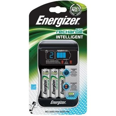caricabatterie per batterie ricaricabili energizer "recharge" aa e aaa (1/10)