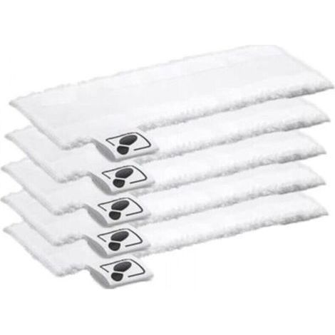 Lot de 5 Tampons en Tissu Microfibre pour Nettoyeur Vapeur EasyFix SC2 SC3 SC4 SC5 (1/4)
