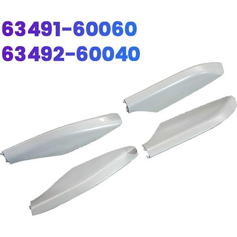 Housse de galerie de toit pour LAND CRUISER PRADO LC120 2003-2009 Blanche-- (1/5)
