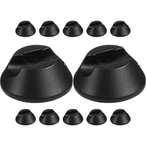 Patins Antidérapants Protection Sol Facile à Installer en Caoutchouc Abs Lot de 12 for Parquet and Sols Vinyle pour Pieds de Meubles et Canapés pour Parquet et Sols Vinyle (1/5)