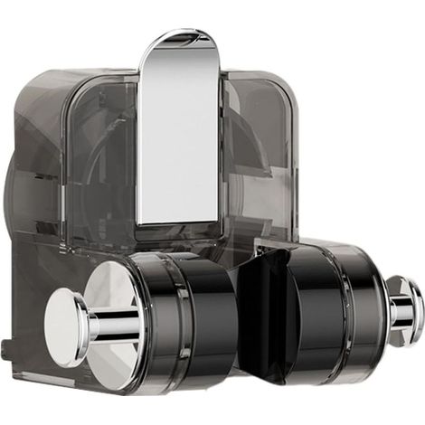 Support Pommeau De Douche - Ventouse Réglable En ABS - Pour Salle De Bain - 1 Pièce (1/5)