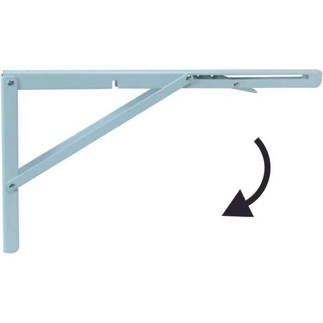Mensole robuste pieghevoli bianche - mm.400x270h. colore bianco