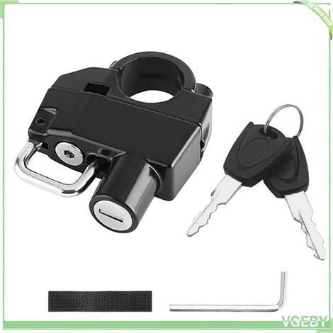 Fafeicy cadenas de casque de moto Verrou antivol pour casque de moto, verrou de sécurité pour casque sport velo Version améliorée (1/5)