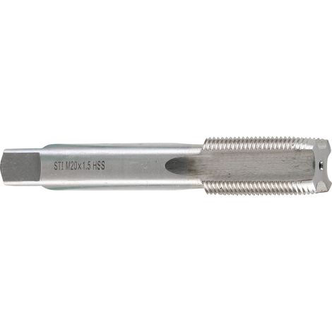 Taraud hss-g sti pour filets rapportes metriques de type helicoil - dtail : taraud sti m20x150
