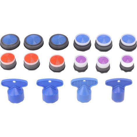 Lot 16 pièces aérateur robinet – noyau insert – 12 pièces + 4 clés – cuisine / bassin (1/5)