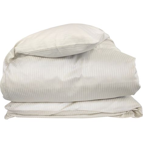 Housse de couette satin de coton GRAND HÔTEL 260x240 cm (1/5)