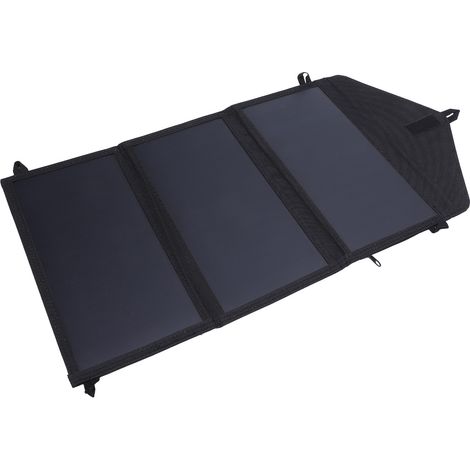Panneau solaire pliable 30W portable chargeur solaire avec sorties USB Type C DC charge rapide PD pour téléphones batterie voiture 12V anti-décharge (1/5)