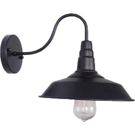 Applique d'extérieur Noir IP44 Sans source de lumière (1/5)