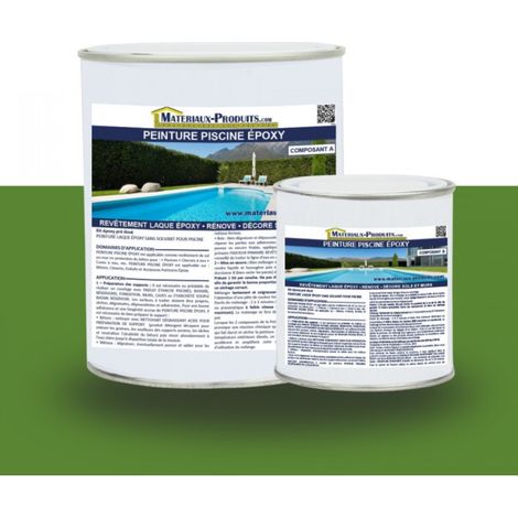 Peinture Piscine Epoxy - 1 Kg Vert Gazon - MATPRO (1/5)