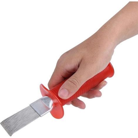 Peigne à Ailettes de Climatiseur en Acier Inoxydable, Peigne à Ailettes de Condenseur de Climatiseur Nettoyant pour Ailettes de Climatiseur Outils Manuels de Nettoyage Réparation (1/4)
