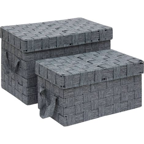 Set aus 2 körben lise grau - 5five (1/5)