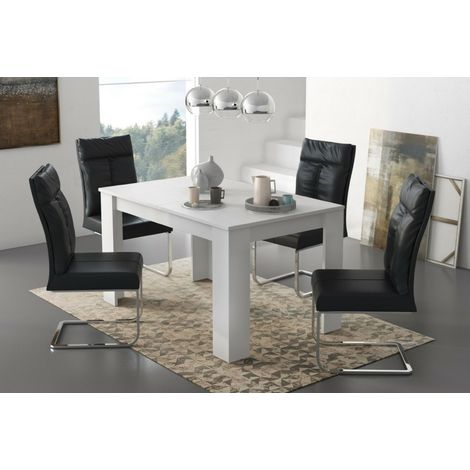 TAVOLO ALLUNGABILE 140/200X88XH78.5CM LARICE BIANC (1/2)