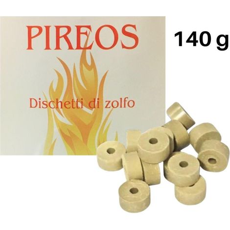 Zolfo antitarma in dischetti - confezione da 140 g (circa 15 pezzi)