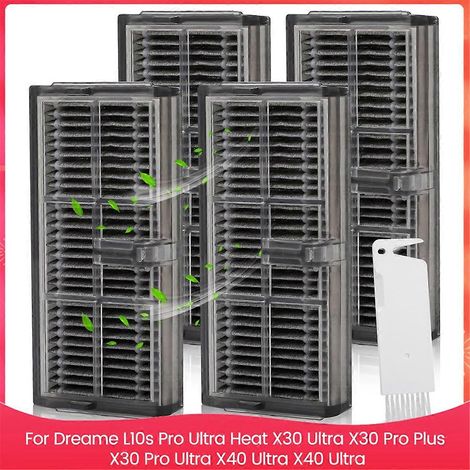 Filtre de HEPA Filtre Accessoires pour L10s Pro Ultra Heat X30 Ultra Pro X40 Ultra Aspirateur Filtres