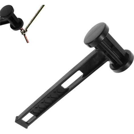 Marteau de Camping Multifonctionnel Léger,Maillet en Plastique,Outil de Plein Air Portable avec Poignée Ergonomique,pour Randonnée,Camping et Travaux Extérieurs (1/5)