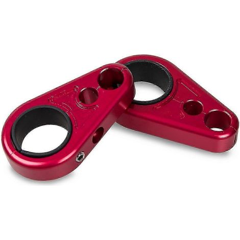 Collier de serrage unique pour conduite de frein de moto CNC, compatible avec Arctic Cat, Honda, Kawasaki, KTM, Polaris Sportsman, Scrambler, RZR, Yamaha Raptor. (1/3)