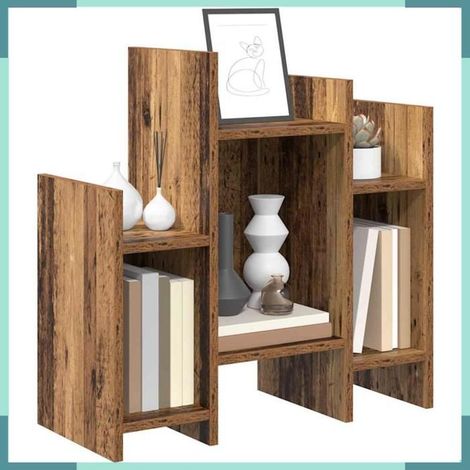 875131 Meuble d'appoint Bois ancien 60 x 26 x 60 cm Bois d'ingénierie (1/5)