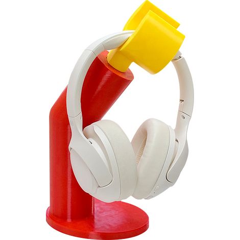 Support pour casque audio en forme de dessin animé, support en PVC, étagère de bureau, dimensions 13,6 x 9,9 x 29 cm (1/5)