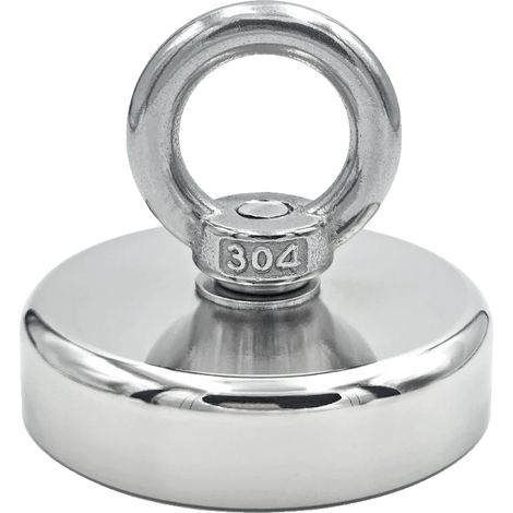 Aimant de pêche, haute force de traction, revêtement en acier durable, KND32 Tirer Max 32kg (1/2)