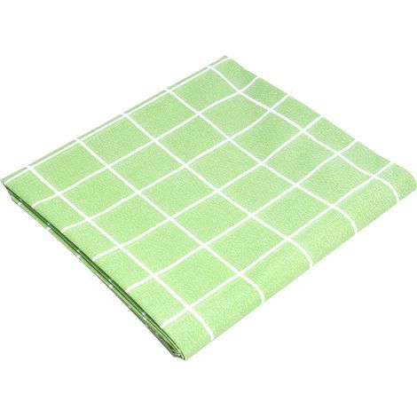 Nappe de cuisine en treillis Simple, imperméable à l'eau et à l'huile, nappe de Table à thé, décoration de maison (vert) (1/5)