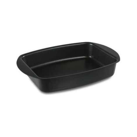 Moule à gâteaux en aluminium antiadhésif 295 x 210 x 50 mm – Surface en relief pour démoulage facile – Compatible cuiseur vapeur TEFAL