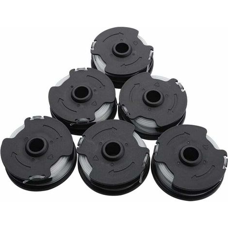 Confezione da 6 bobine di filo di ricambio per decespugliatori LIDL Parkside PRTA 20-Li A1/B2/C3, lunghezza 8,3 m (27 piedi). Accessori per PRT 300 A1 e PRT 550 A1/A3. (1/4)