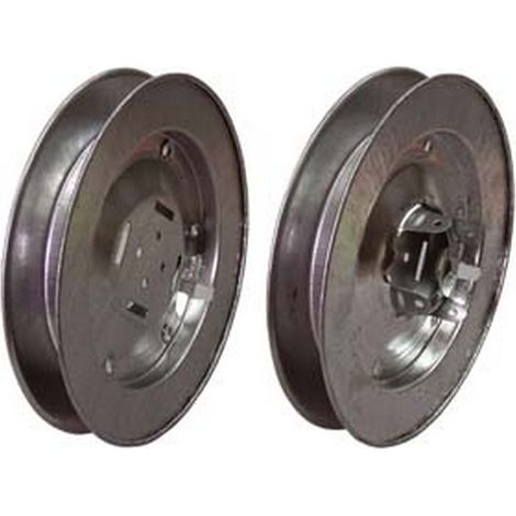 1PZ PULEGGIA CON FORO CIECO PER ASSE IN LEGNO - ø mm.200