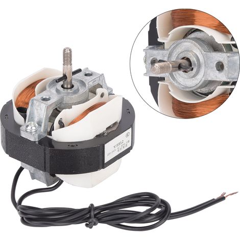 Moteur asynchrone à pôles ombrés entièrement en cuivre pour chauffage haute puissance 2000 W, 230 V CA, 50 Hz (1/5)